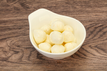 Natural tasty baby Mozarella cheese