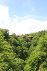 鳴子峡の大深沢橋(宮城県)