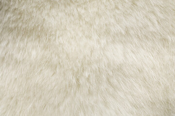 White fur fabric texture background