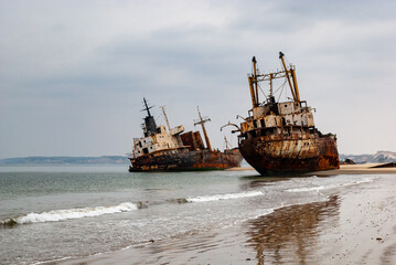 Fototapeta premium Navio Abandonado