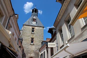 medieval gate in amboise (france)