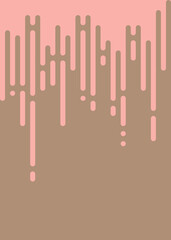Apricot Blush color Abstract Rounded Color Lines halftone transition background illustration