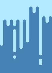 Obraz premium Blue Steel color Abstract Rounded Color Lines halftone transition background illustration