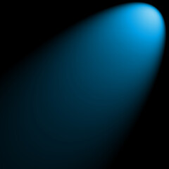 abstract dark blue background texture with spotlight