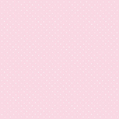 Pale pink polka spots, glitter seamless background