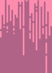 Flamingo Pink color Abstract Rounded Color Lines halftone transition background illustration