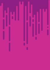 Fuchsia color Abstract Rounded Color Lines halftone transition background illustration