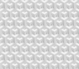 Abstract polygonal hexagonal seamless pattern