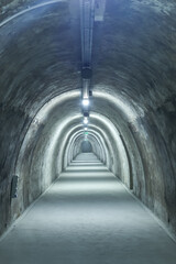 Old concrete tunnel