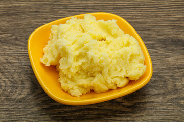 Mashed potato in the bowl