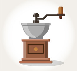 Coffee and Drink Flat Icons set , Vector illustration with White Background