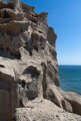 cliffs and rocks of Santorini island