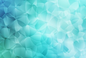 Light Green vector texture with abstract forms.