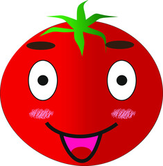 Obraz premium the tomato pattern can be used for any of your desires and goals; it can be used as a sticker, sticker, mask or t-shirt pattern, or as a stand-alone logo.