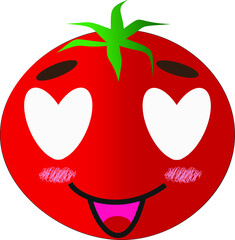 the tomato pattern can be used for any of your desires and goals; it can be used as a sticker, sticker, mask or t-shirt pattern, or as a stand-alone logo.