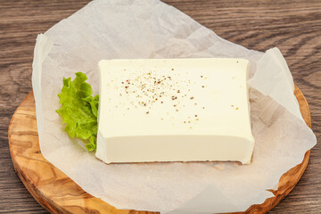 Greek cheese feta, still-life