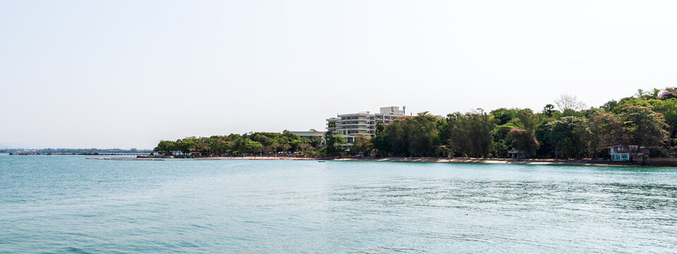 If you want to avoid the most touristy parts of Pattaya, Thailand, visit this quiet beach in northern Pattaya, Thailand.  It is only minutes away from the buzzling city centre and touristy beaches.