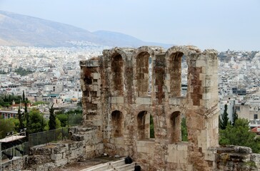 Fototapeta na wymiar acropole Grèce 