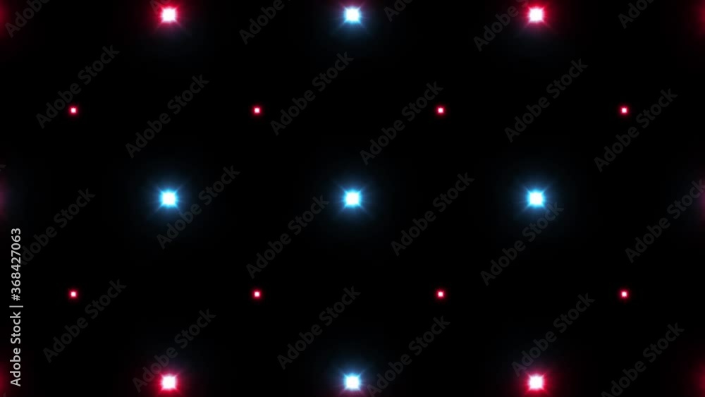 Poster flares flickering fireworks background loop/ 4k animation of flash light flares flickering and pulsa