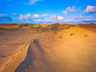 Beautiful Grey Dunes, Dead Dunes at the Curonian Spit in Nida, Neringa, Lithuania