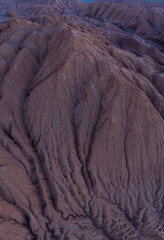 Aerial View, Desierto del Diablo, Los Colorados, Tolar Grande, La Puna, Argentina, South America, America