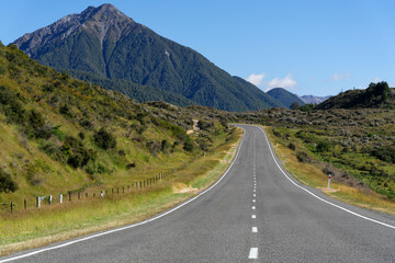 The Great Alpine Highway in New Zealand