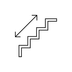 stair icon vector design illustration