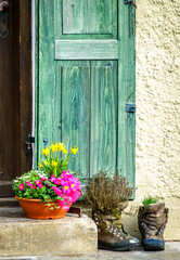 rustic flower decoration