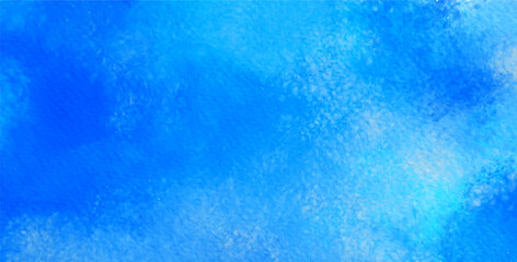 Fototapeta na wymiar abstract background of watercolor in blue color