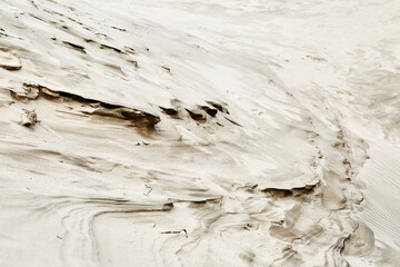 Sand patterns on the beach