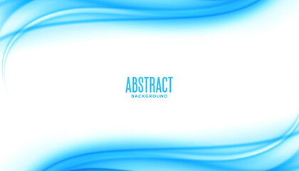 abstract blue wave background business style presentation