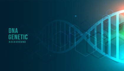 medical dna structure glowing healthcare background design