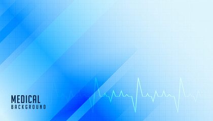 medical background in blue healthcare theme style