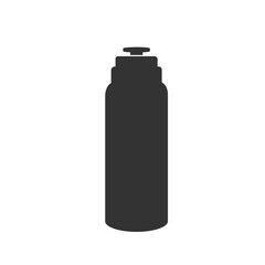 Sport bottle water solid icon, hydro flask.