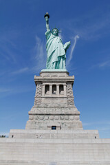 Fototapeta na wymiar The Statue of Liberty, New York, New York.