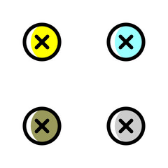 circle colorful icon,symbol for UI 