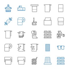 tissue icons set