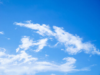 Naklejka na ściany i meble Beautiful blue skies and clouds