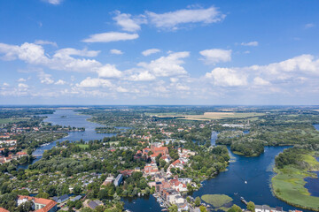 Stadt Brandenburg an der Havel aus der Luft (Luftaufnahme)