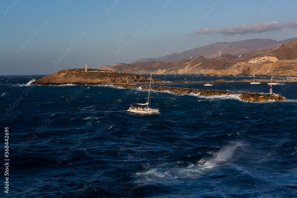 Wall mural naxos from the sea