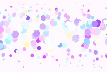 Light Blue, Green vector pattern with random forms.