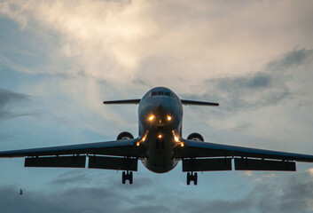 airplane in the sky