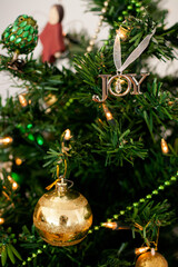 Christmas tree with decorations