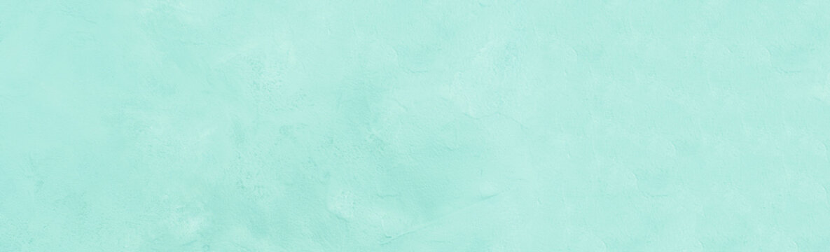Turquoise textured painted concrete background