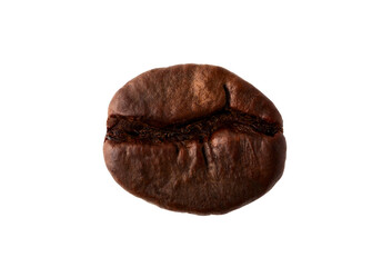 Coffee bean isolated on white background. Clipping path