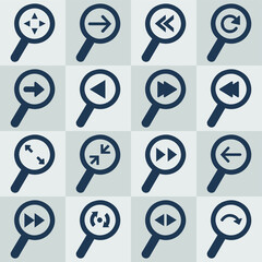 set of icons for web design