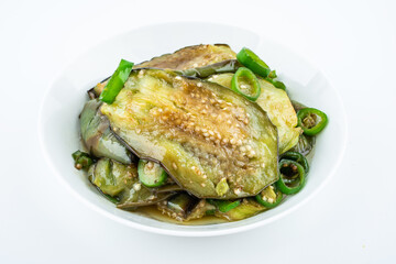 Chinese national dish braised eggplant