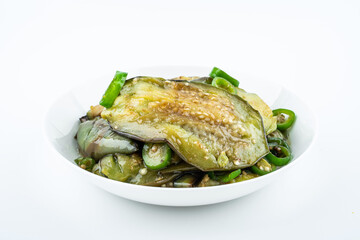 Chinese national dish braised eggplant