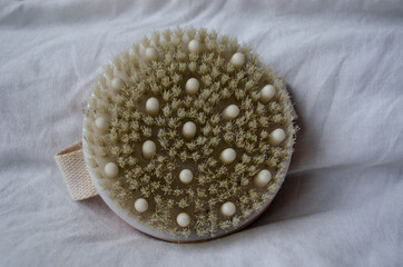 pearl necklace on a white silk