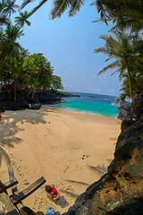 Naklejka premium Beach in Sao TOme